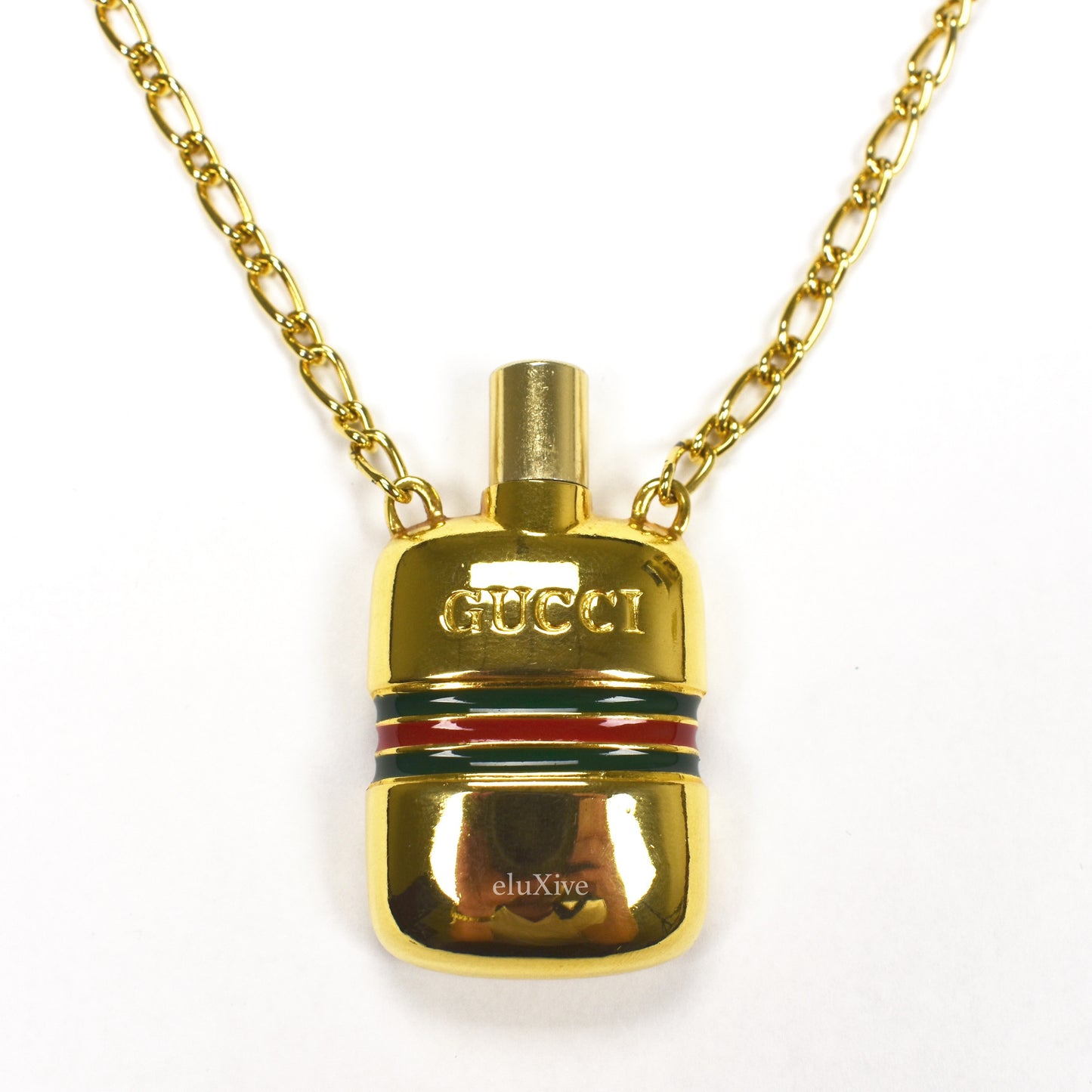 Gucci - Gold Bottle Chain Necklace