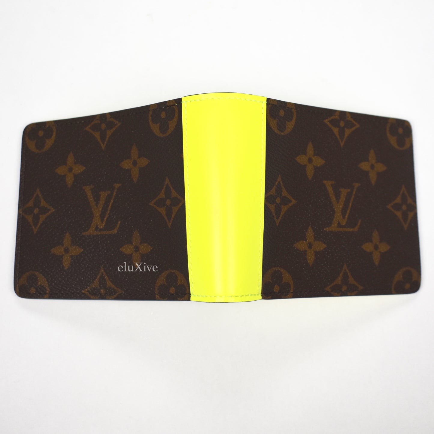 Louis Vuitton - Brown Monogram Macassar Multiple Wallet (Fluo) – eluXive