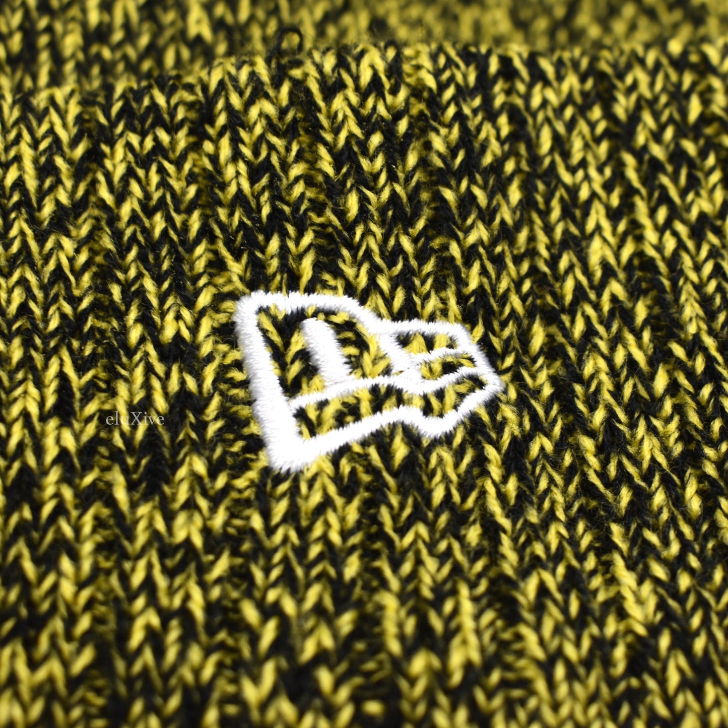 Supreme x New Era - Yellow Speckle Arc Logo Beanie