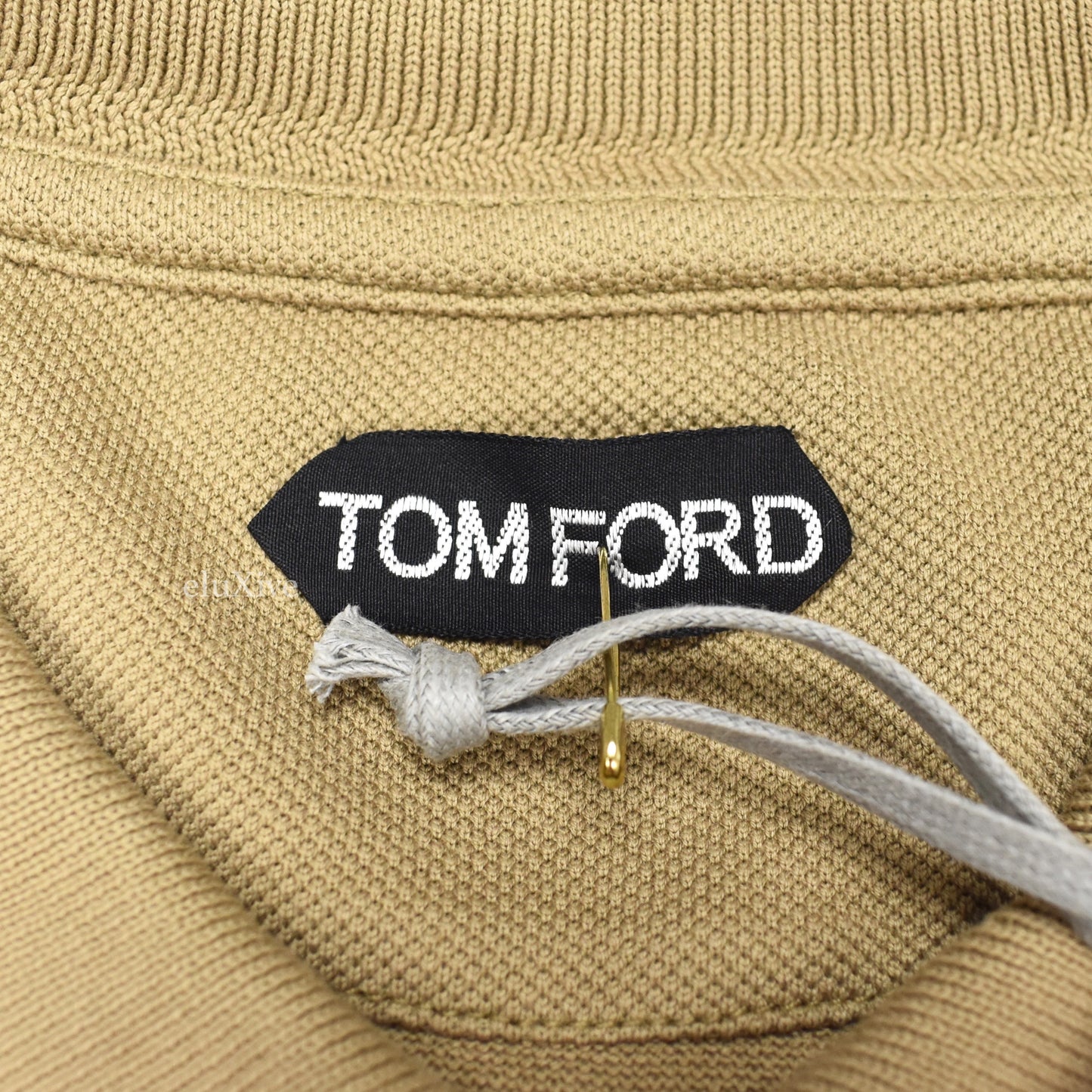 Tom Ford - Tan TF Logo Polo Shirt