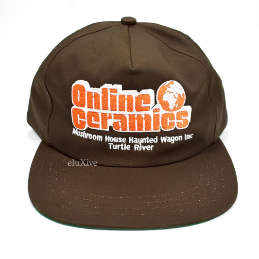 Online Ceramics - Earth Logo Hat (Brown) lo