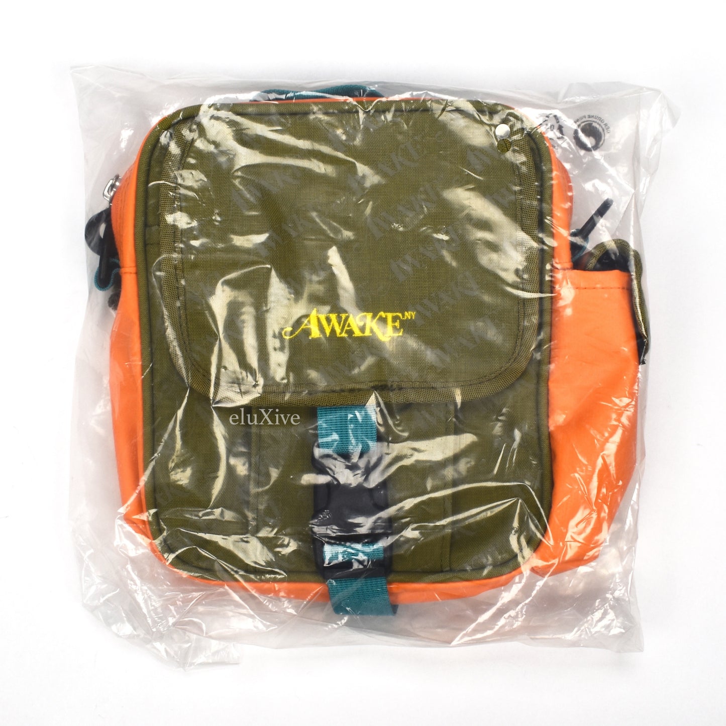 Awake NY - Olive Reflective Logo Shoulder Bag