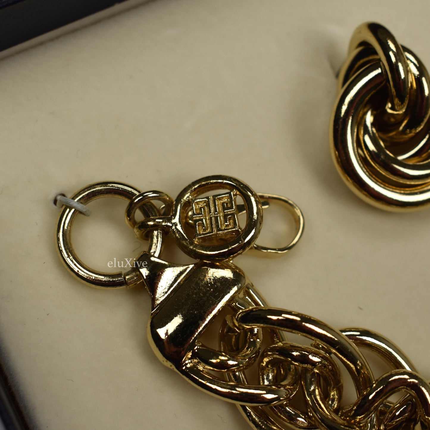 Givenchy - Gold Chain Bracelet & Earrings Gift Set