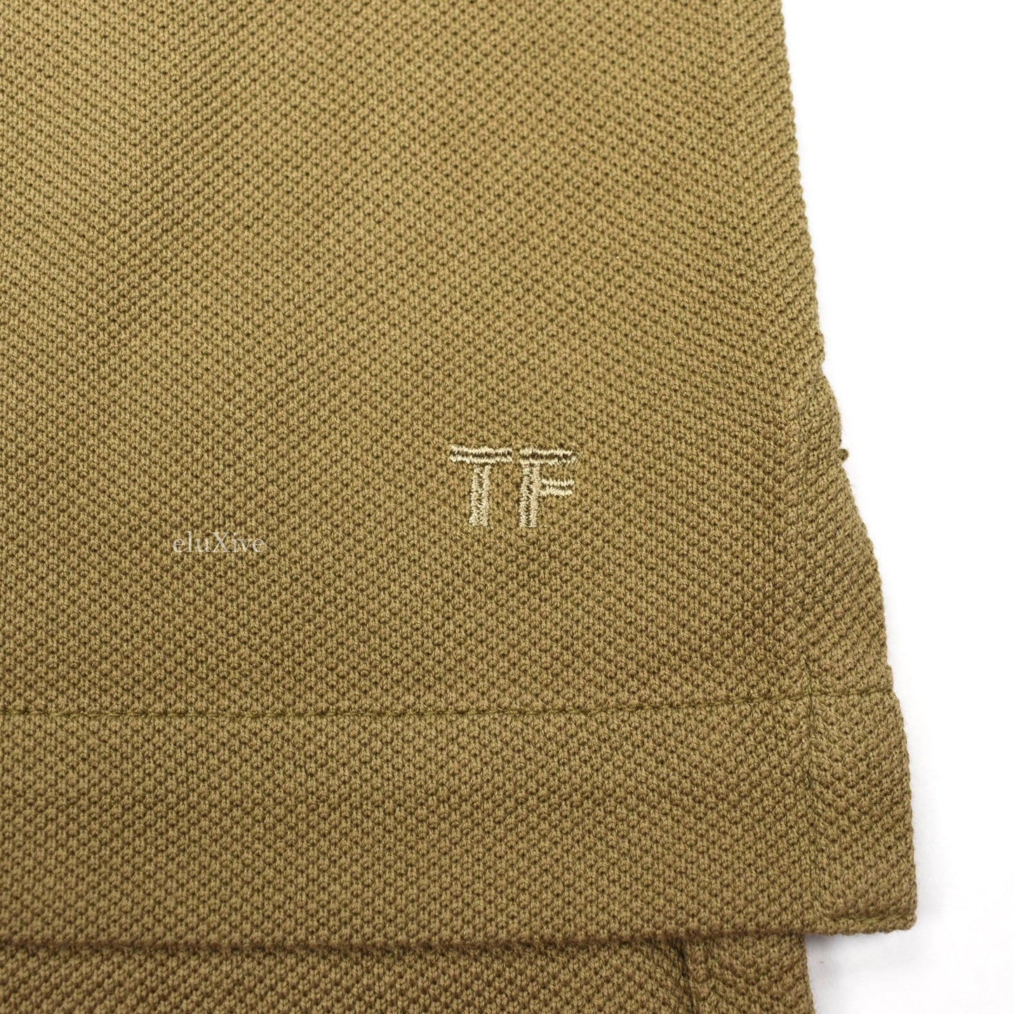 Tom Ford - Tan TF Logo Polo Shirt