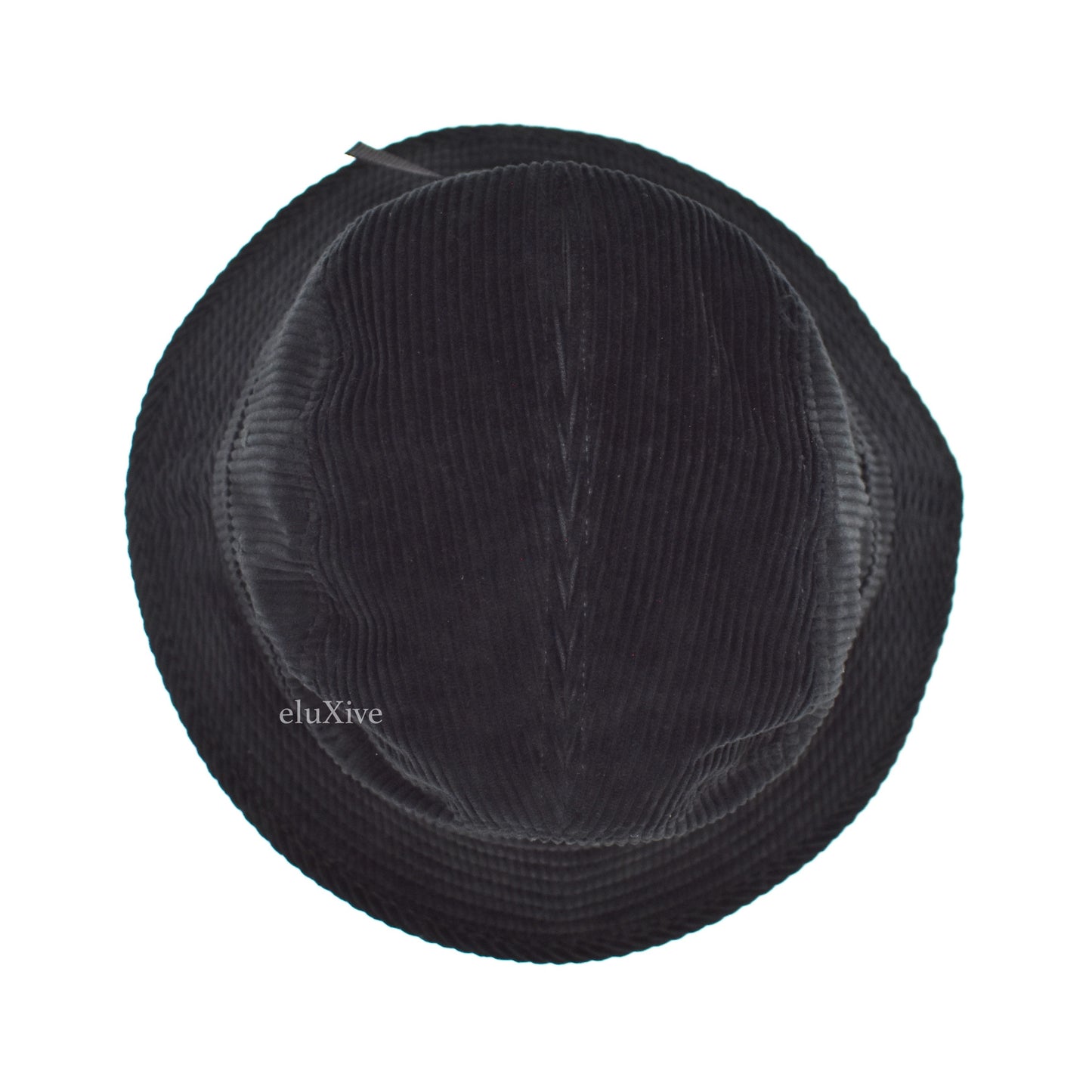 Supreme x Stone Island - Logo Embroidered Corduroy Bucket Hat (Black)