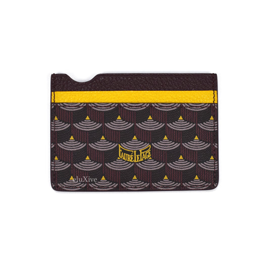 Faure Le Page - Rouge Ivresse / Yellow 4CC Card Holder