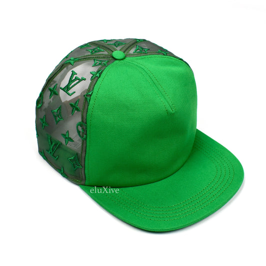 Louis Vuitton - Green Everyday LV Mesh Monogram Trucker Hat