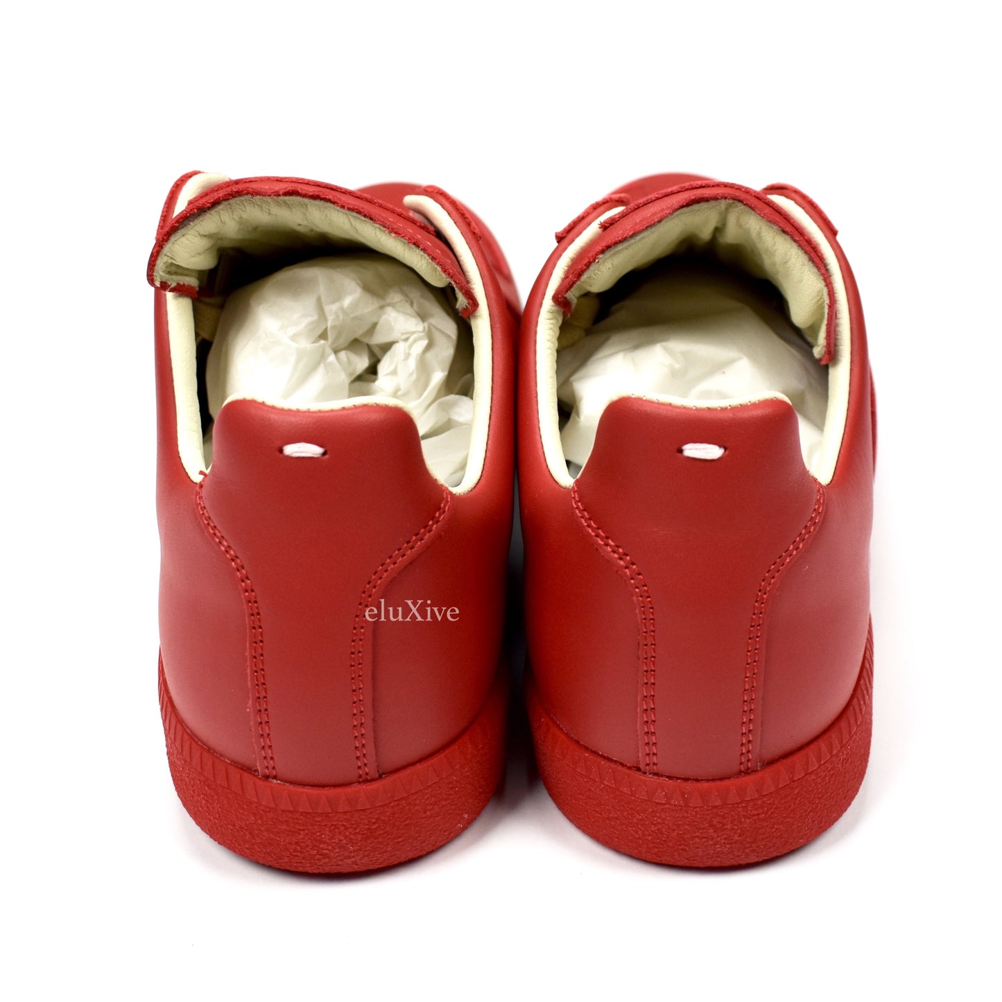Maison Margiela - Red Leather GAT Sneakers