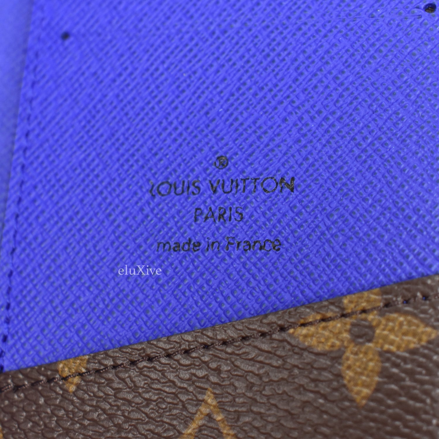 Louis Vuitton Pacific Blue Monogram Pocket Organizer