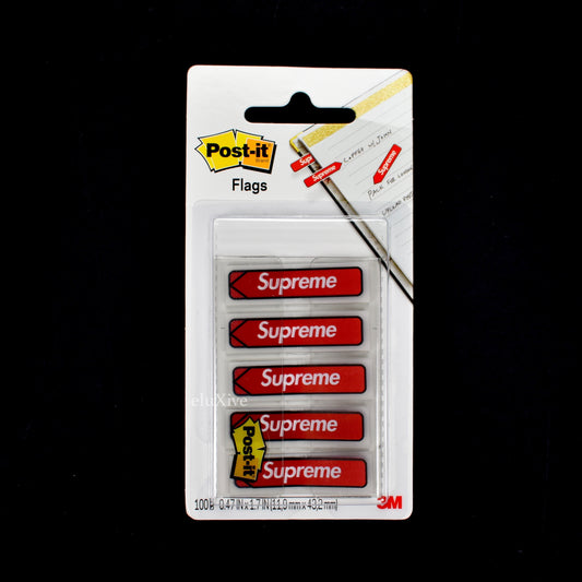 Supreme x Post-It - Red Box Logo Sticker Flags