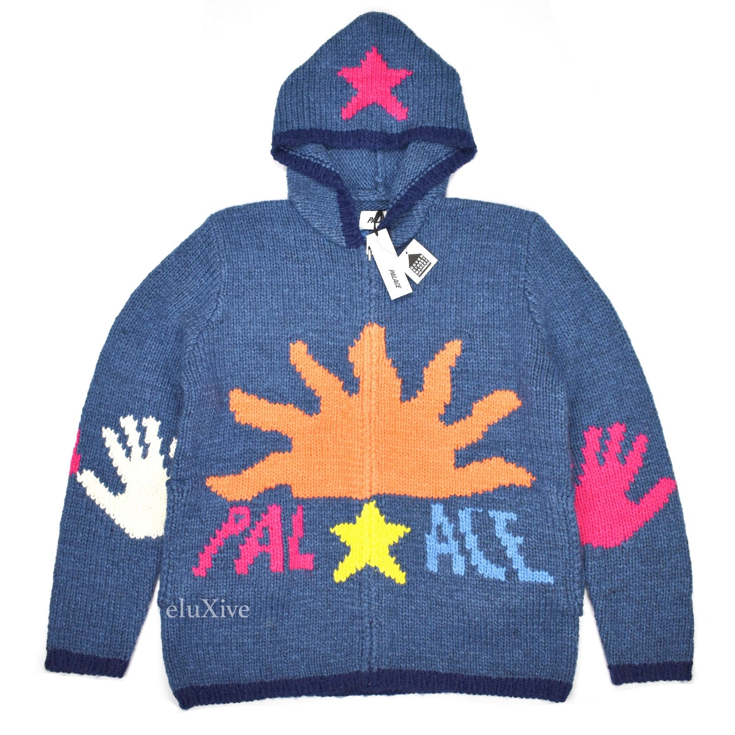 Palace - 'Soap Dodger' Sun Knit Logo Hoodie