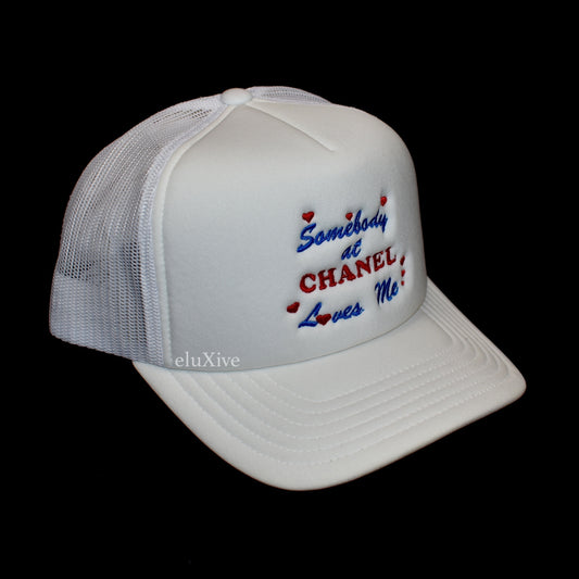 Mega Yacht - Somebody At Chanel Loves Me Trucker Hat