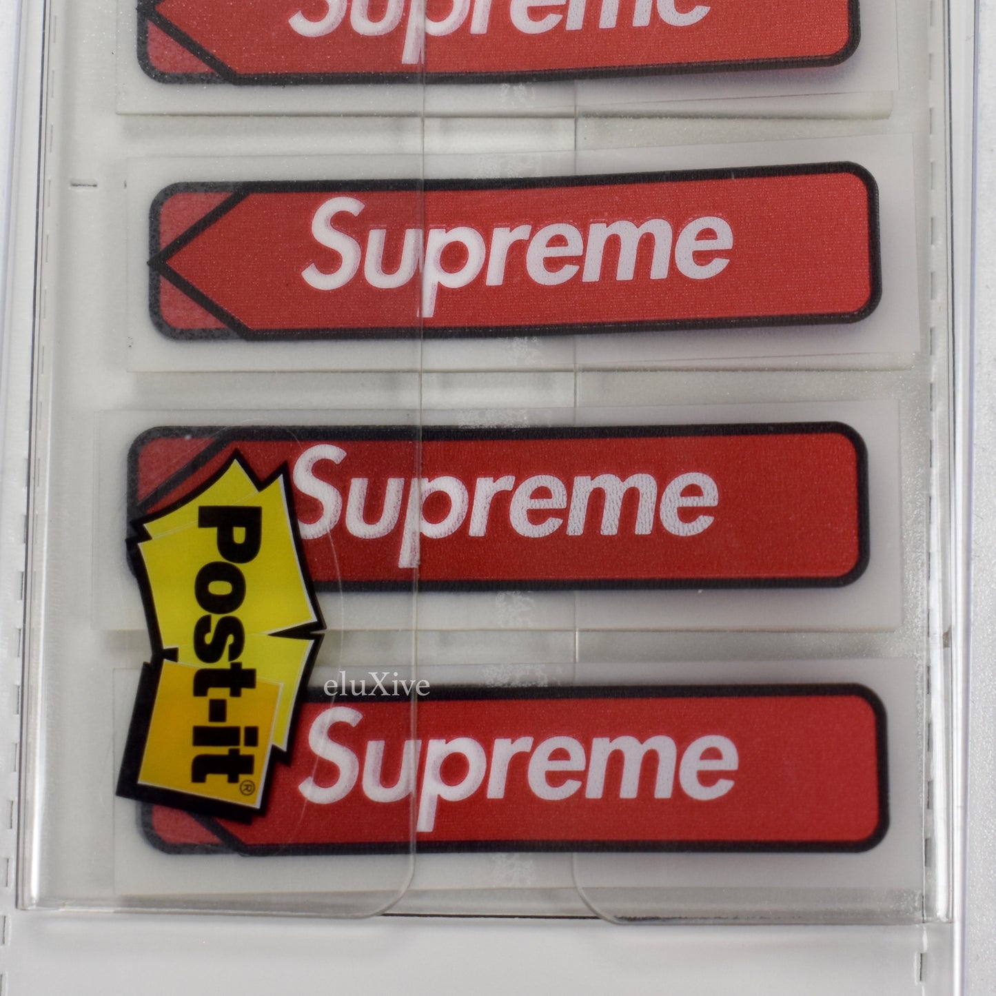 Supreme x Post-It - Red Box Logo Sticker Flags