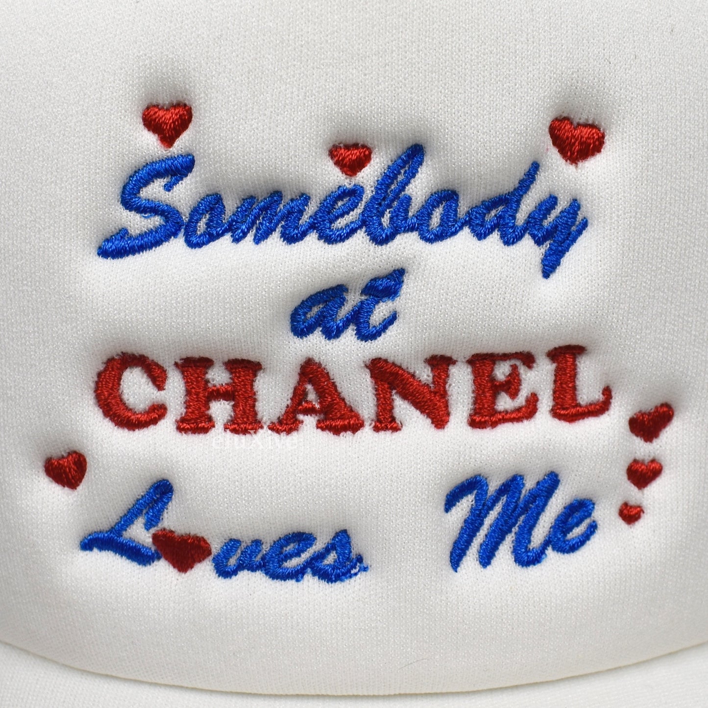 Mega Yacht - Somebody At Chanel Loves Me Trucker Hat