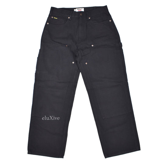 Supreme x Timberland - Double Knee Painter Pants (Black)