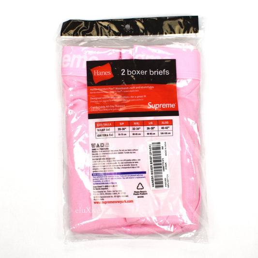 Supreme - Pink Logo Knit Boxers (2-Pack)
