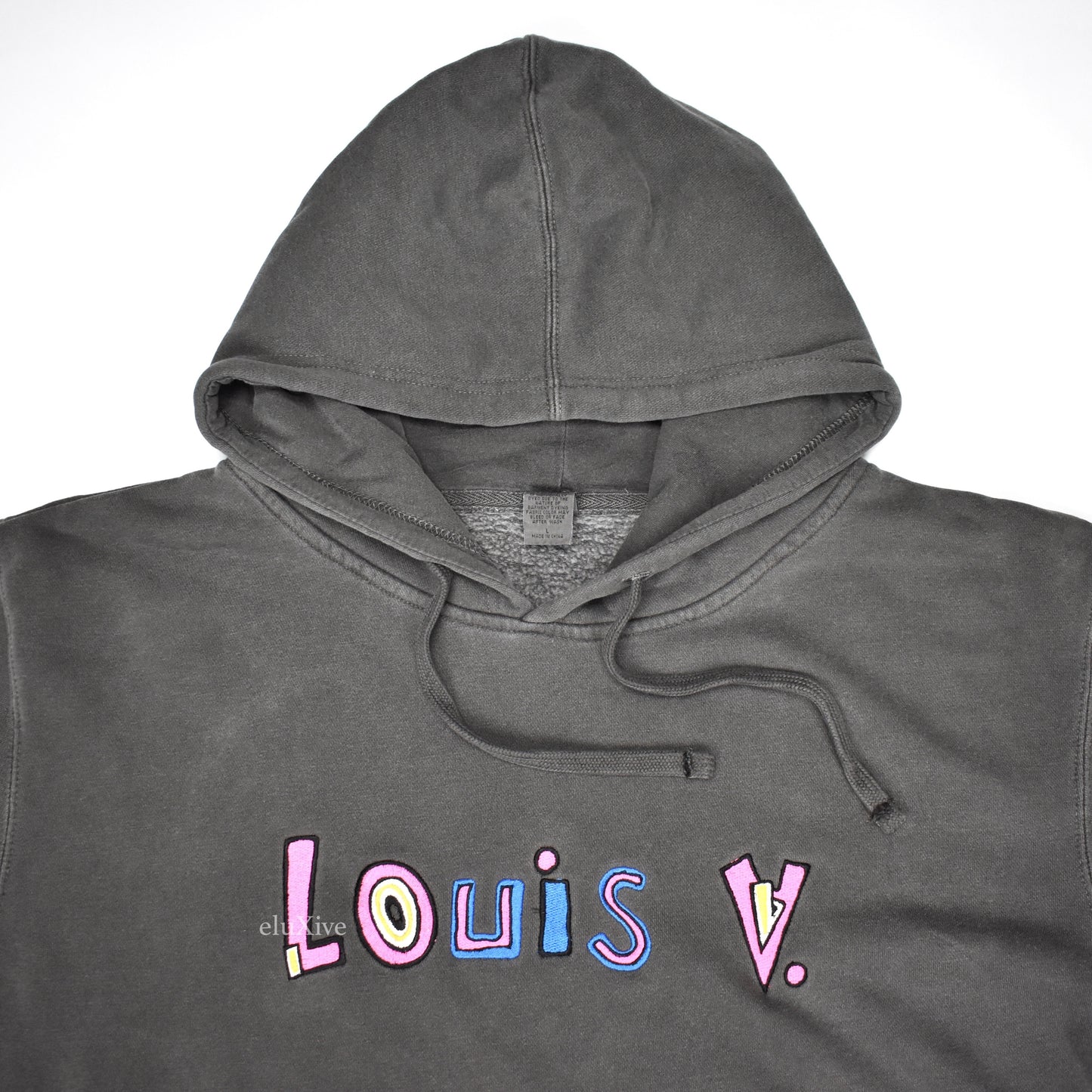Mega Yacht - 'Louis V' Logo Embroidered Hoodie