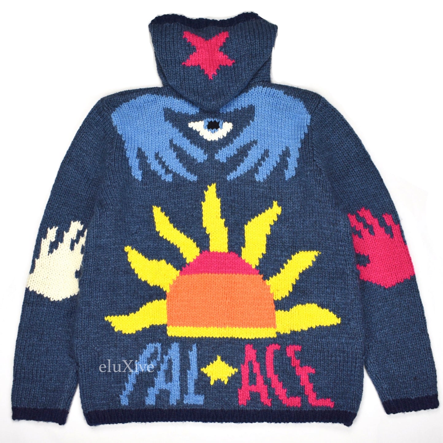 Palace - 'Soap Dodger' Sun Knit Logo Hoodie