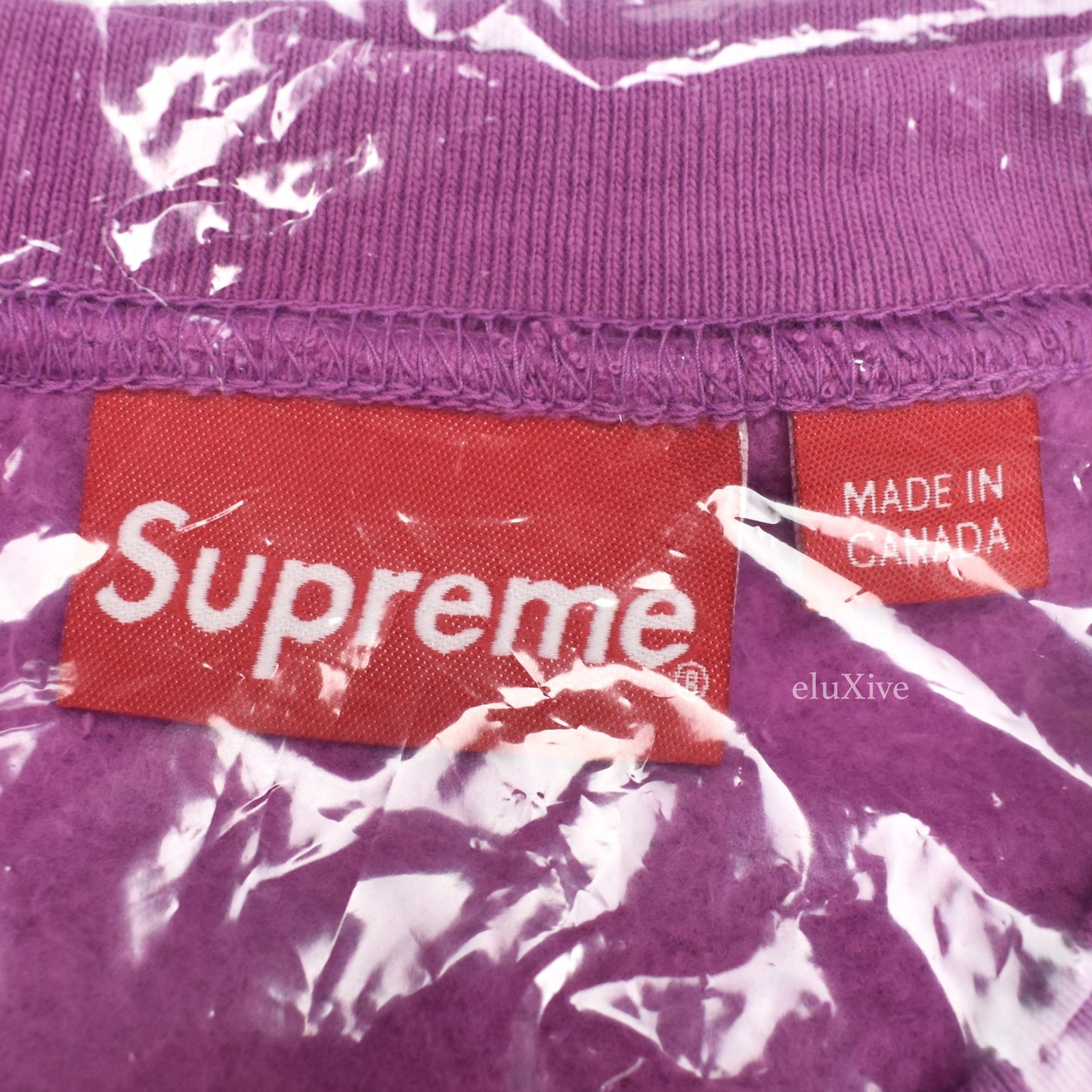 Supreme - Aerial Box Logo Crewneck Sweatshirt (Purple)