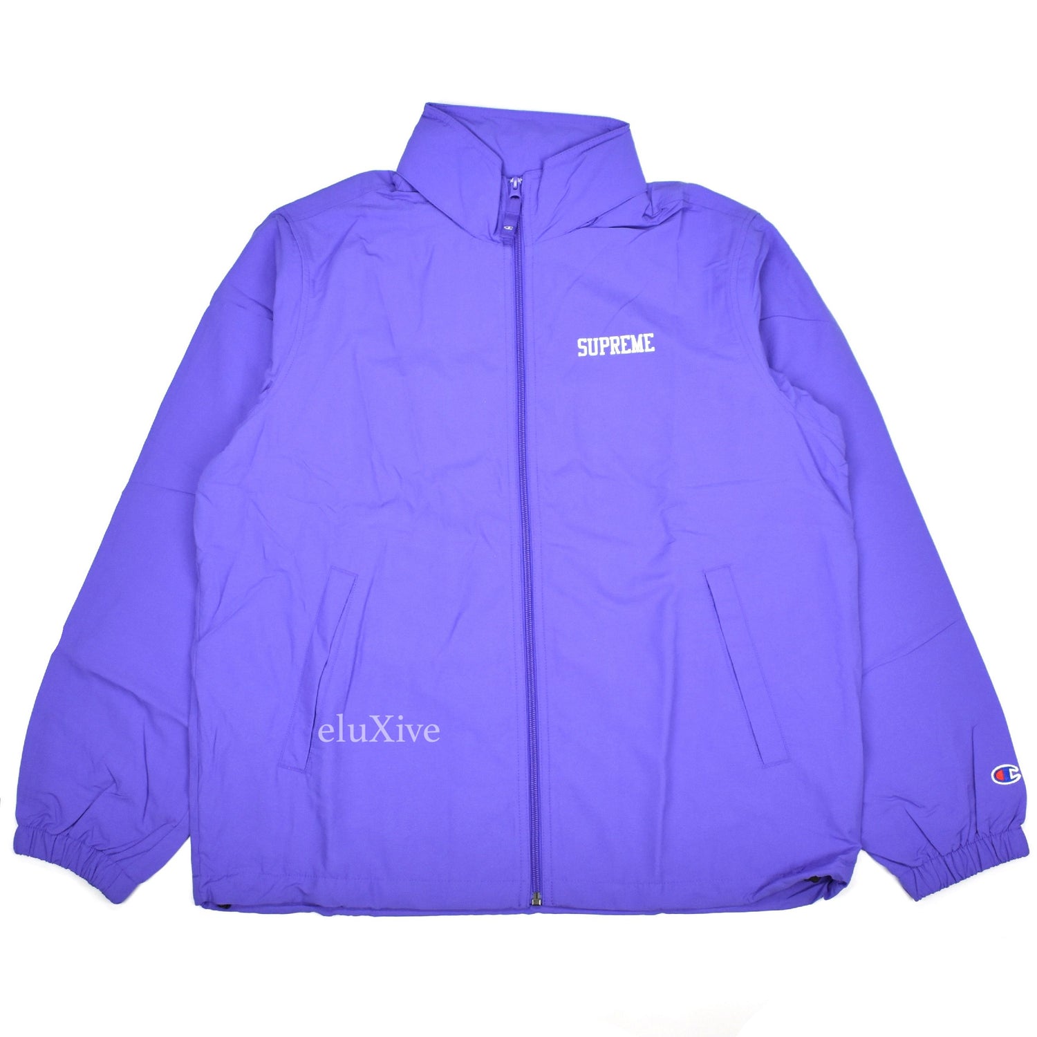 Supreme x Champion - Big Logo Track Jacket (Light Purple) – eluXive