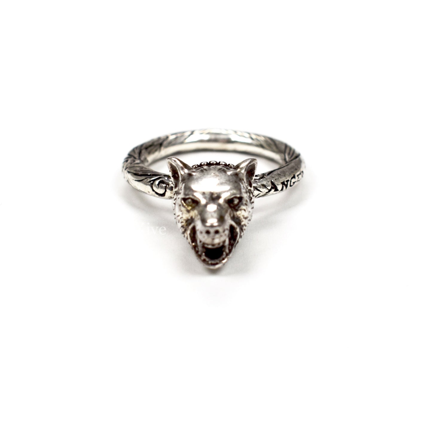 Gucci - Silver Anger Forest Wolf Ring