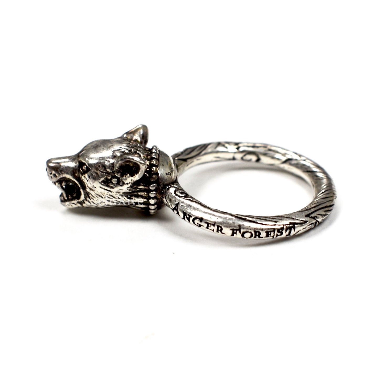 Gucci - Silver Anger Forest Wolf Ring