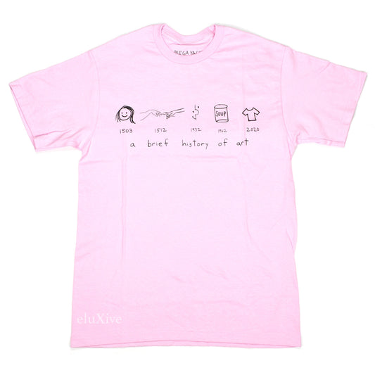 Mega Yacht - Art History Logo T-Shirt (Pink)