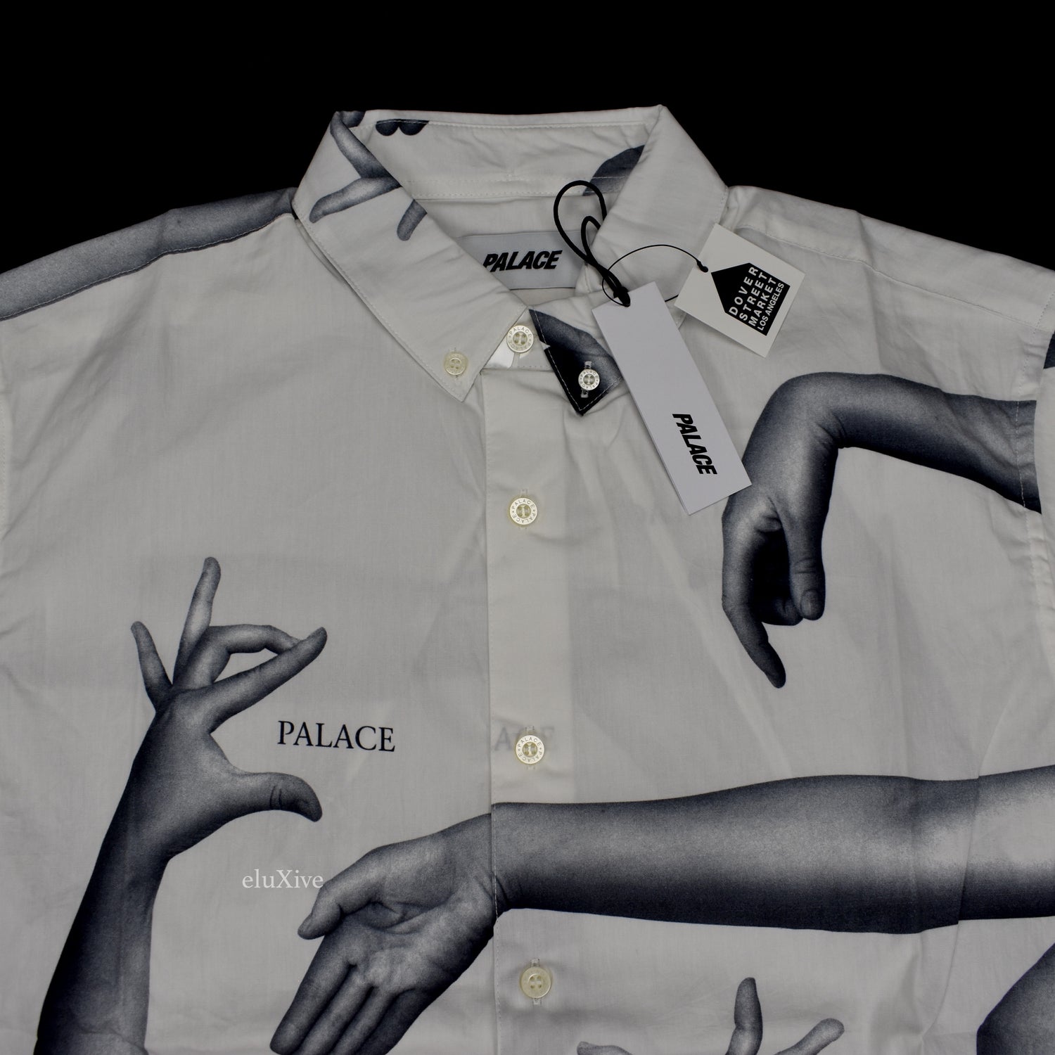 Palace - 'Armless' Logo Button Down Shirt (White) – eluXive