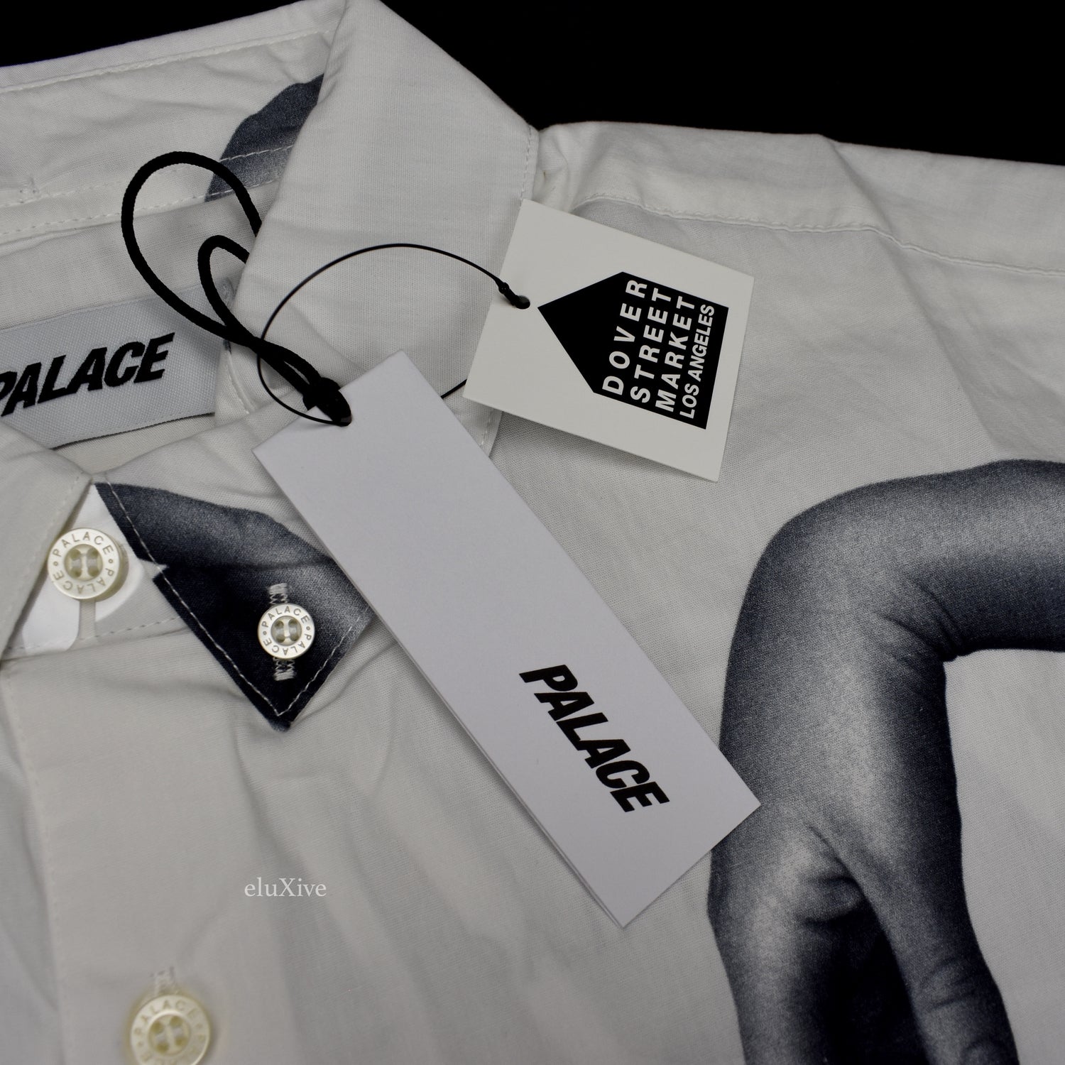 Palace - 'Armless' Logo Button Down Shirt (White) – eluXive