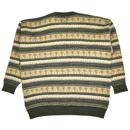Burberry - Vintage Golf Course Logo Knit Sweater (Green)