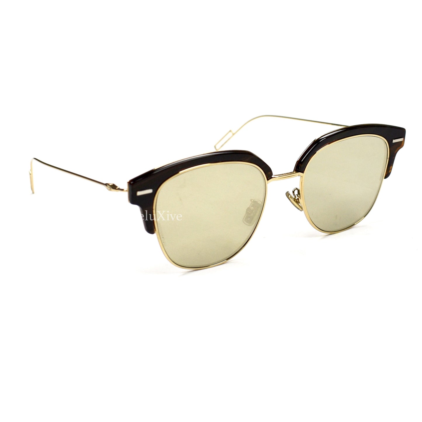 Dior - Champagne Lens Tensity Clubmaster Sunglasses