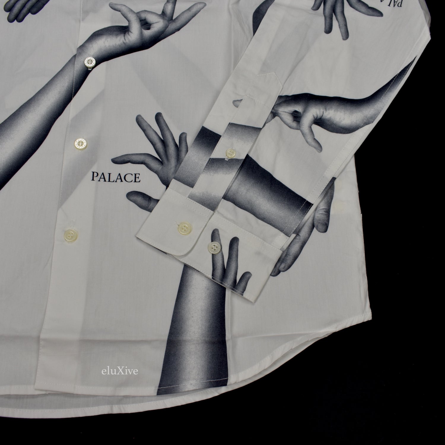 Palace - 'Armless' Logo Button Down Shirt (White) – eluXive