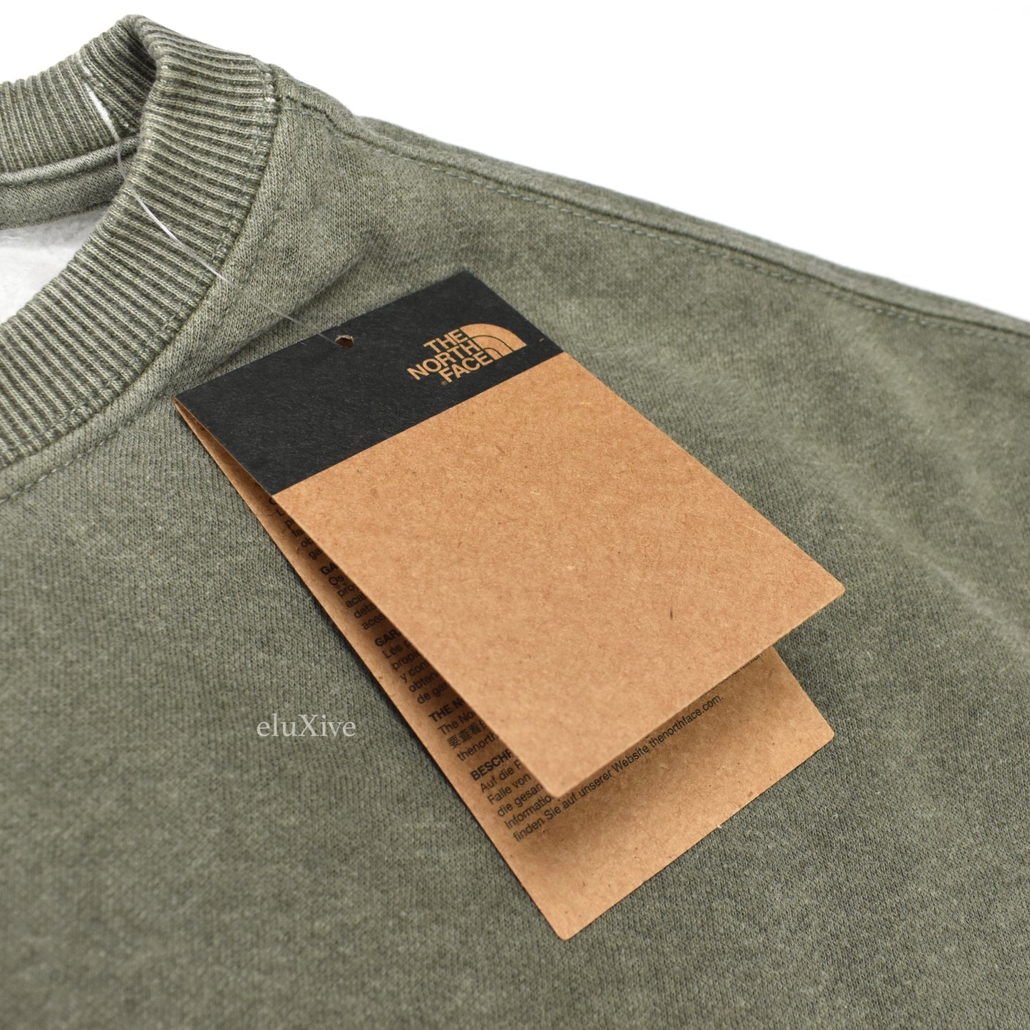 Supreme x The North Face - Pigment Print Logo Sweatshirt (Olive)