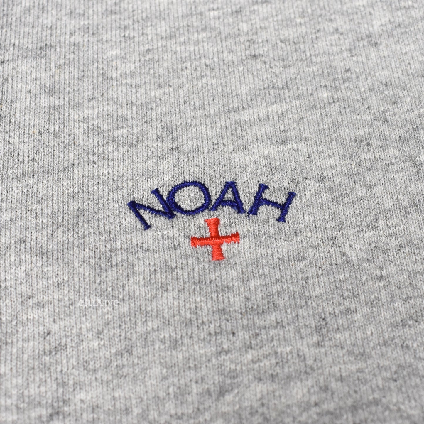 Noah - Gray 1/4 Zip Logo Pullover