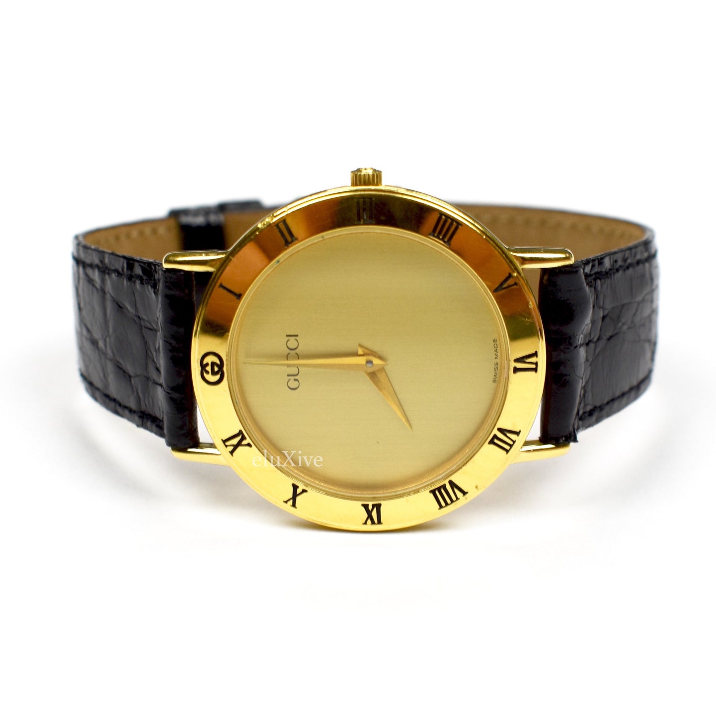 Gucci - 3000M Gold Champagne Dial Watch