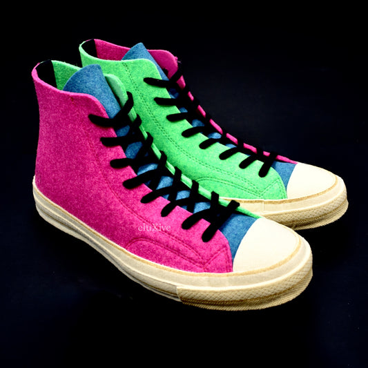 Converse x J.W. Anderson - Chuck Taylor 70 Hi Felt Colorblock