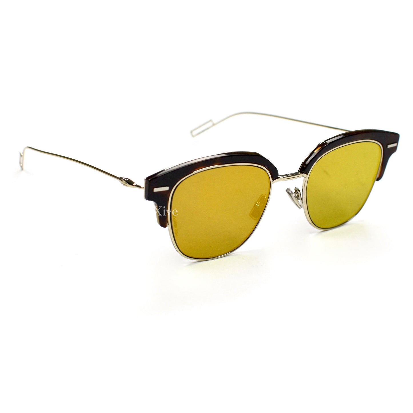 Dior - Gold Lens Tensity Clubmaster Sunglasses