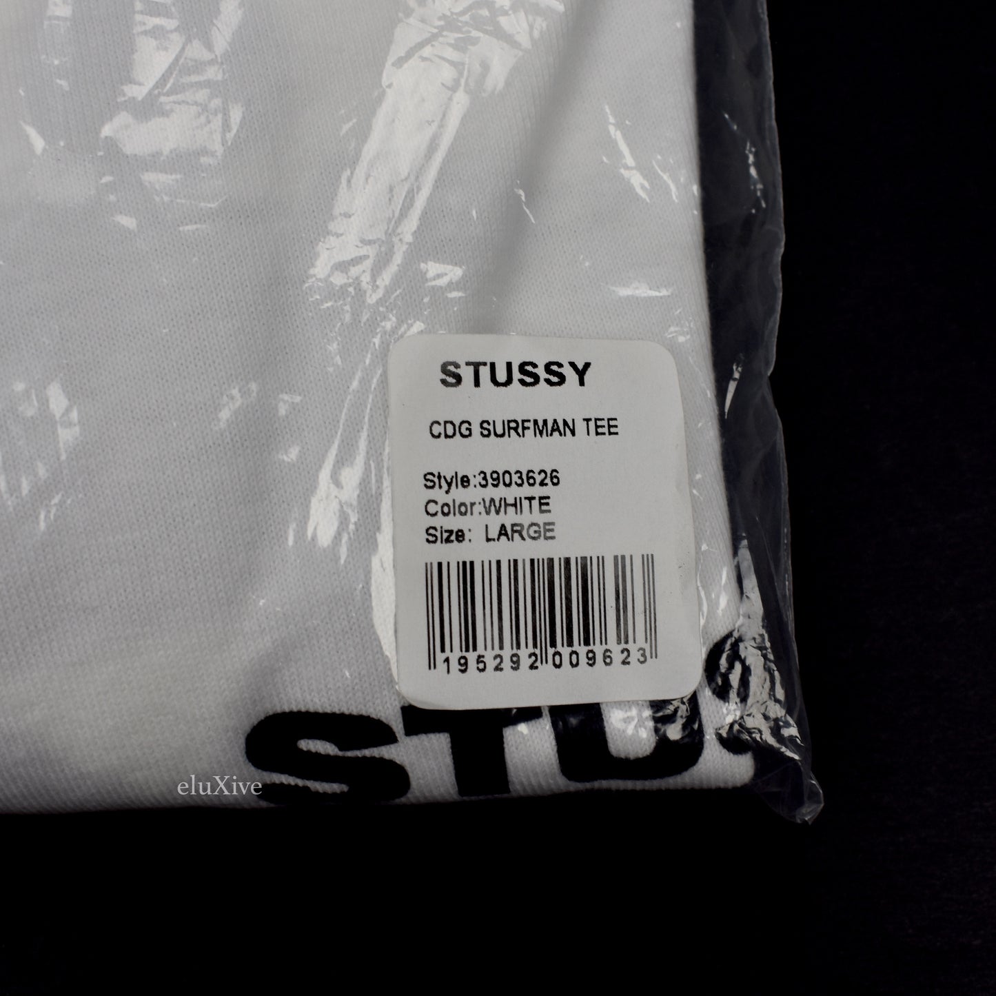 Comme des Garcons x Stussy - Surfman Logo Print T-Shirt (White)