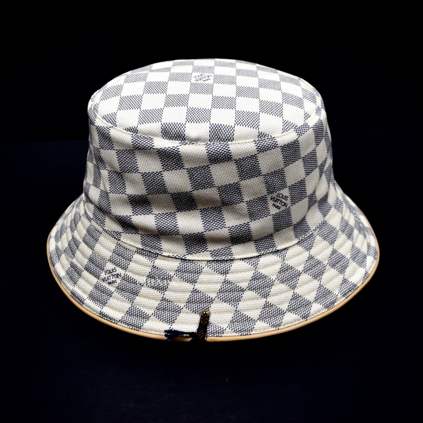 Louis Vuitton - Damier Azur Logo Bucket Hat