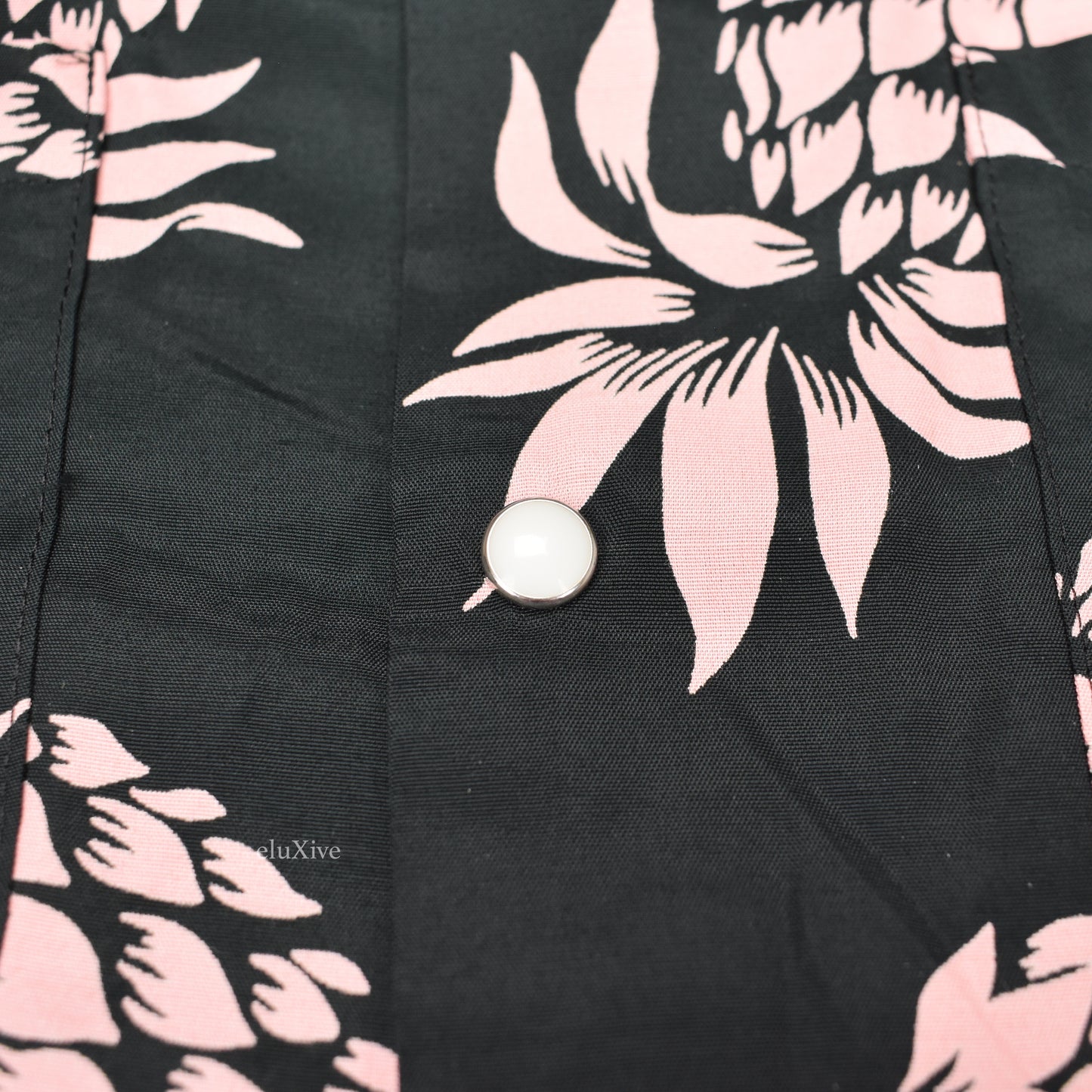 Needles - Black Pineapple Print Rayon Shirt