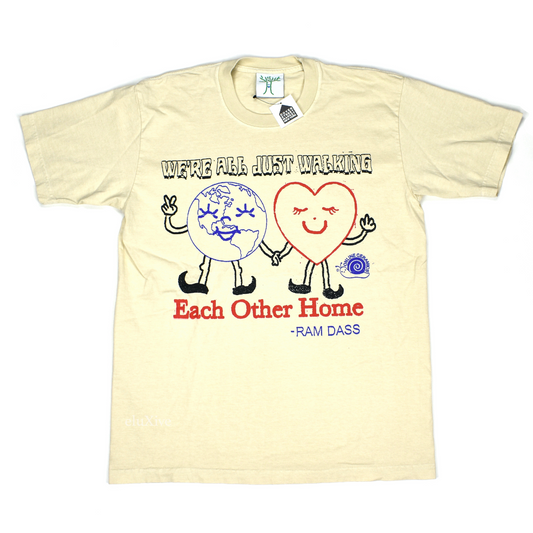 Online Ceramics - Ram Dass Walking Each Other Home T-Shirt