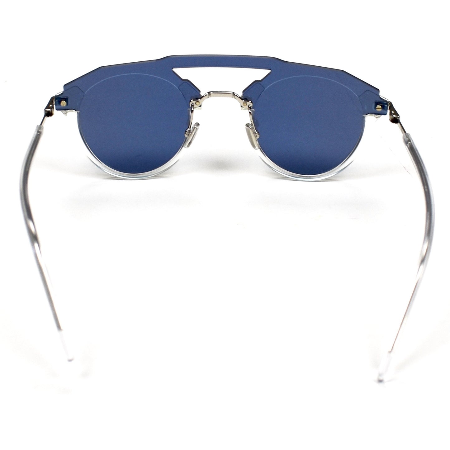 Dior - Clear Futuristic Sunglasses (Blue Lens)