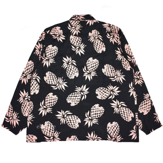 Needles - Black Pineapple Print Rayon Shirt