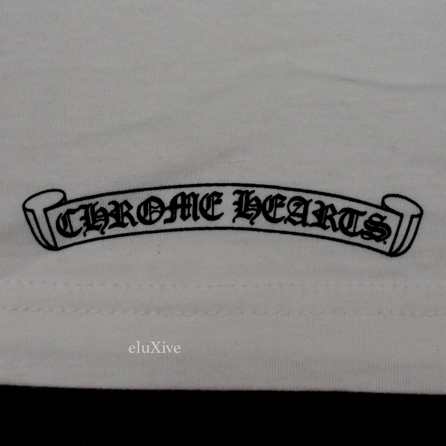 Chrome Hearts - Multicolor Cross Logo Cemetary L/S T-Shirt (White)