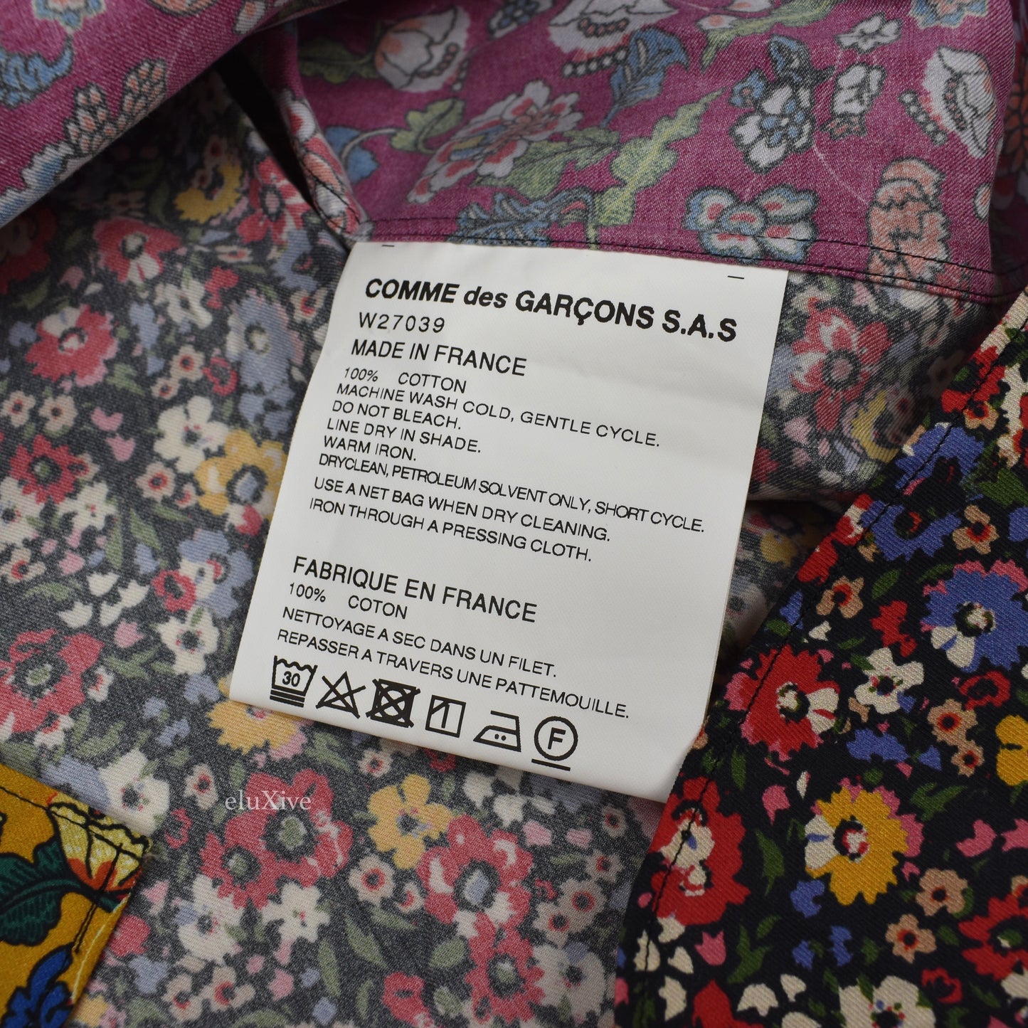 Comme des Garcons - Patchwork Paneled Floral Shirt
