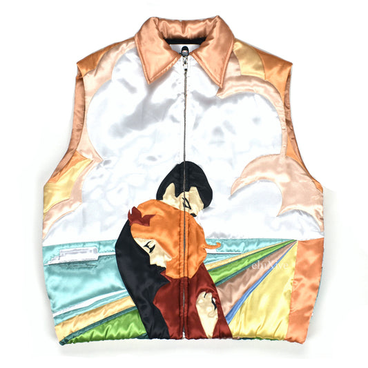 House Of Errors - Satin Brighton Beach Puffer Vest