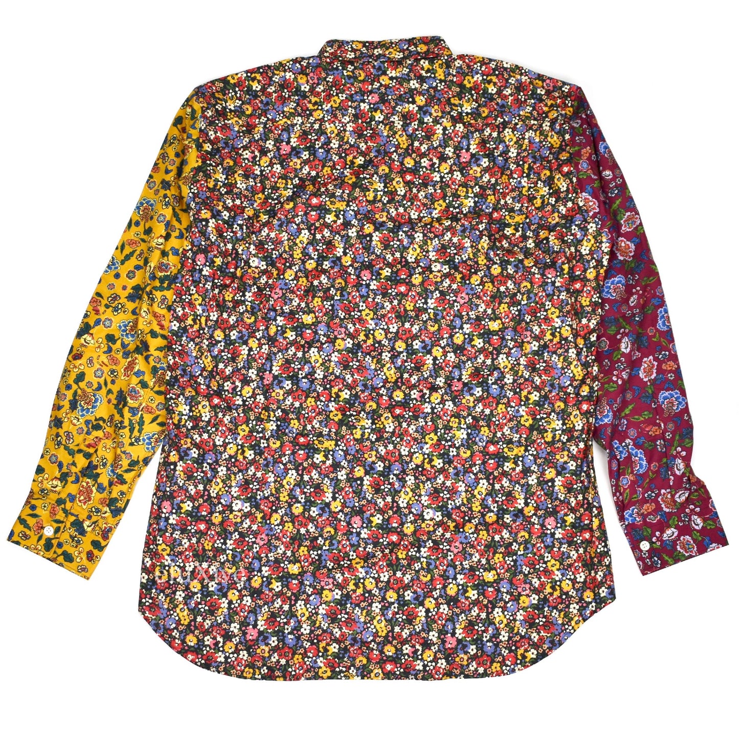 Comme des Garcons - Patchwork Paneled Floral Shirt