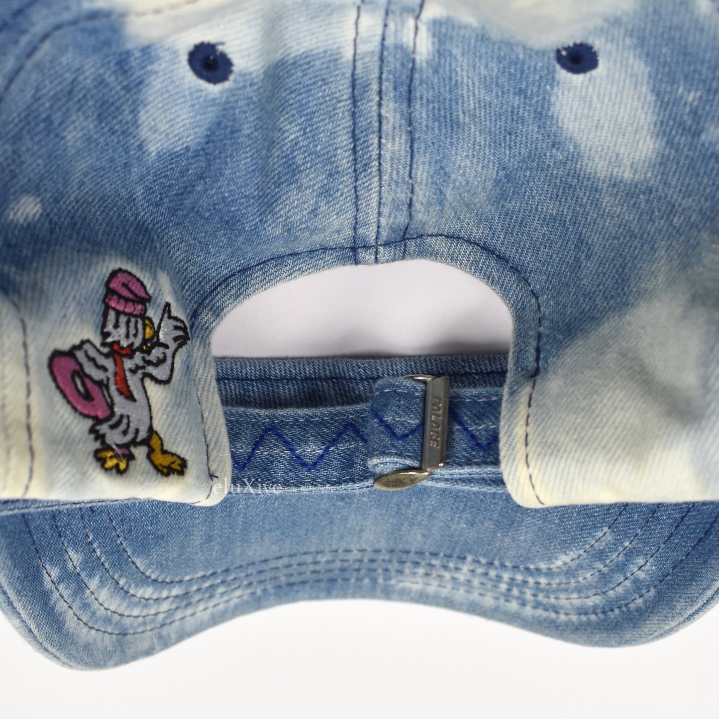 Palace - Chilly Duck P-Logo Hat (Bleached Denim)
