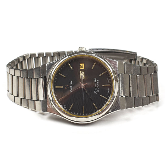 Omega - Seamaster Day Date Watch (Gray Waffle Dial)