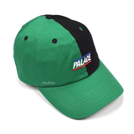Palace - Green Split Logo Hat